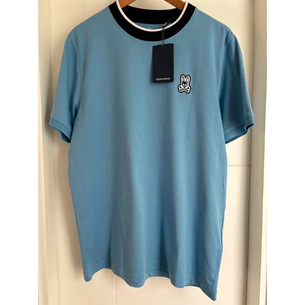 NWT PSYCHO BUNNY MEN´S PATCH BLUE TSHIRT